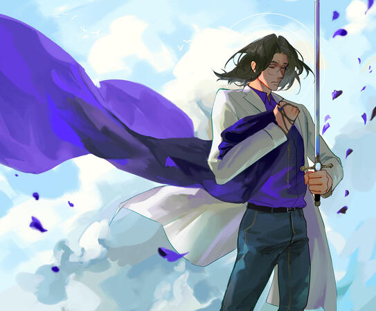 Fullbody, organic background